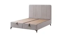 Set Pat Tapițat cu Saltea Vogue și Somieră Rabatabilă 160x200 4