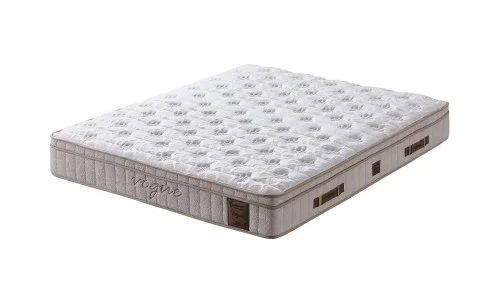Set Pat Tapițat cu Saltea Vogue și Somieră Rabatabilă 160x200