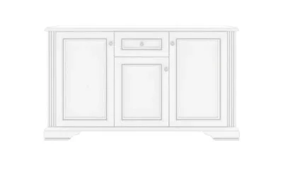 Comoda White 012/3D1S