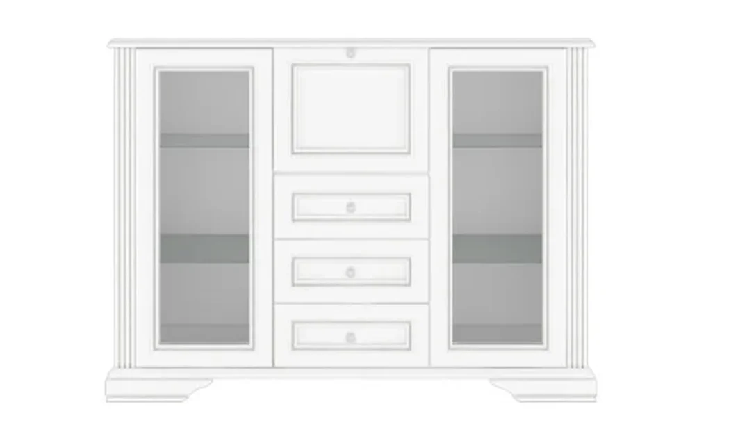 Comoda White 014/2W3S1B