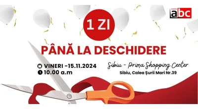 1 zi până la deschidere