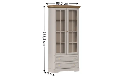 Vitrină Kora KRW2 Cashmir 2D 2DR