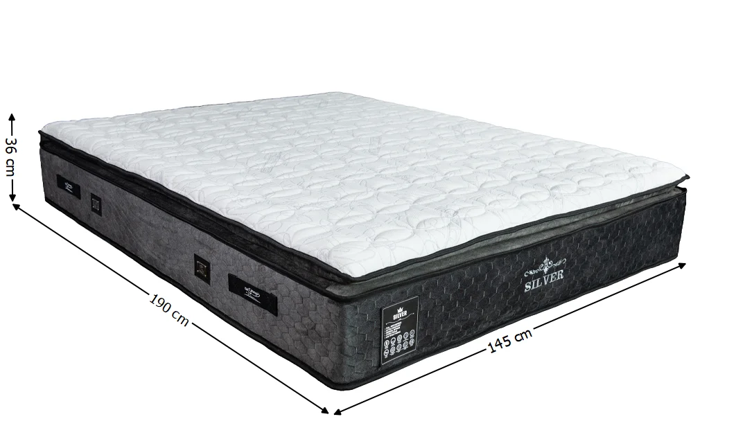Saltea Silver, 145x190x36cm 2