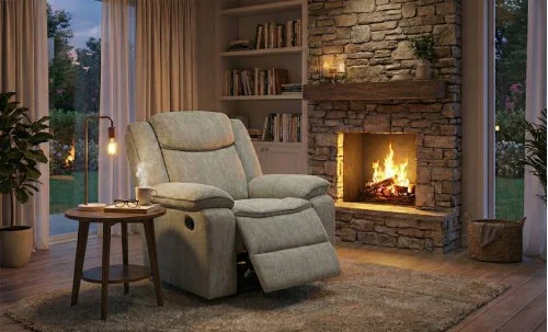Fotoliu Recliner Manual Crem