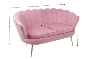 Canapea Marbella KJL2130, Roz