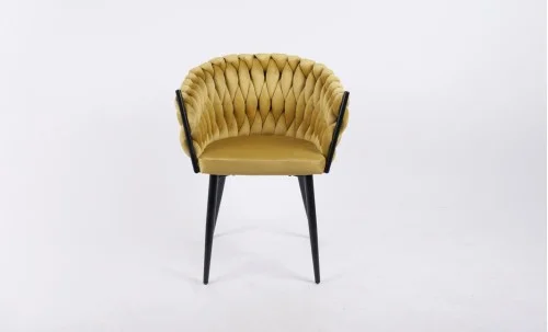 Scaun Living Tapitat KJC11 Mustar