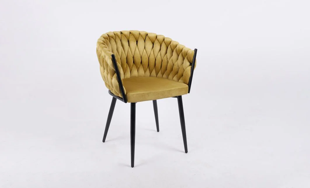 Scaun Living Tapitat KJC11 Mustar 4