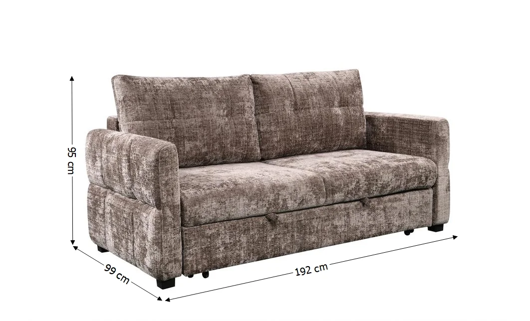 Canapea Extensibilă Cremona, 7911-02, Maro 1