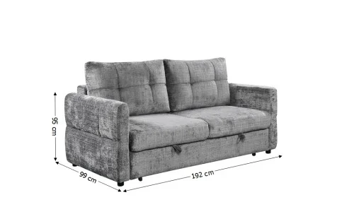 Canapea Extensibilă Cremona 7911-95, Gri