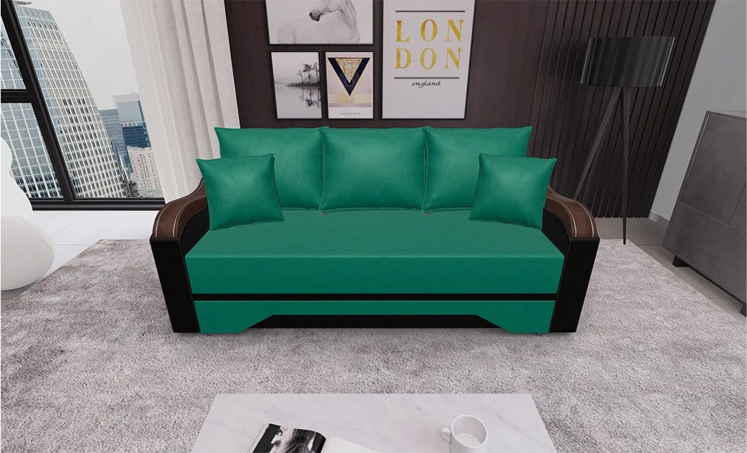 Canapea Extensibilă Bianca, Verde