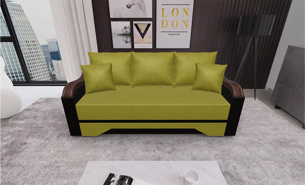 Canapea Extensibilă Bianca, Verde masliniu