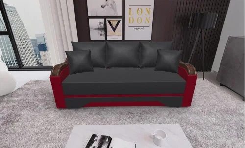 Canapea Extensibilă Bianca, Gri inchis