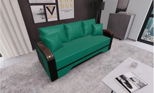 Canapea Extensibilă Bianca, Verde