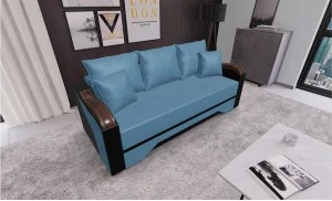 Canapea Extensibilă Bianca, Albastru deschis