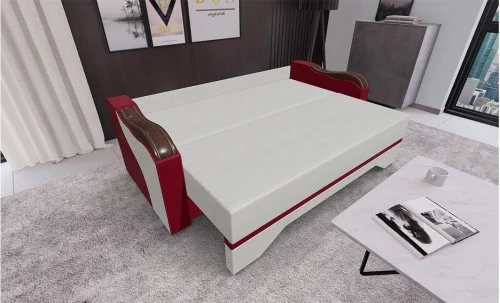 Canapea Extensibilă Bianca, Bej, rosu