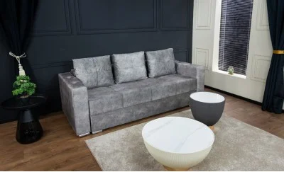 Canapea Extensibilă Vegas Memory Mini, Gri deschis