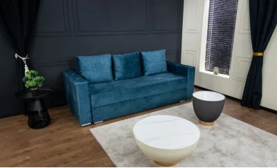 Canapea Extensibilă Vegas Memory Mini Albastră - Mexico 140