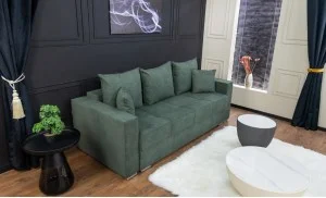 Canapea Extensibilă Claudia Memory Max, Verde Brad