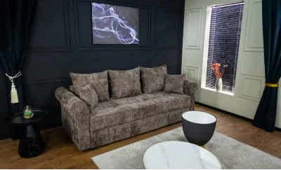 Canapea Extensibilă Elsa Bonell Mini Maro - Kim 04