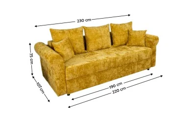 Canapea Extensibilă Elsa Bonell Max Muștar - Kim 05