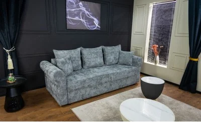 Canapea Extensibilă Elsa Memory Max Gri - Kim 15