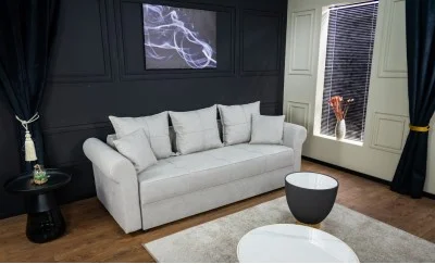 Canapea Extensibilă Elsa Memory Mini, Gri