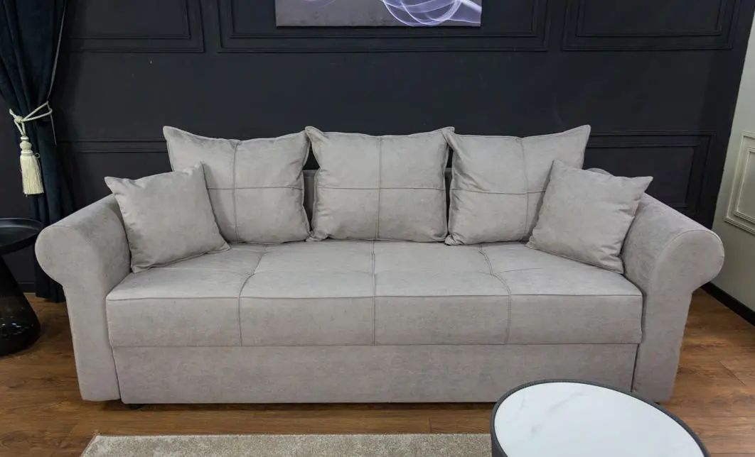 Canapea Extensibilă Elsa Bonell Mini, Bej inchis