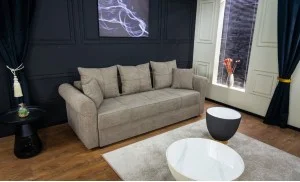 Canapea Extensibilă Elsa Memory Mini, Maro deschis