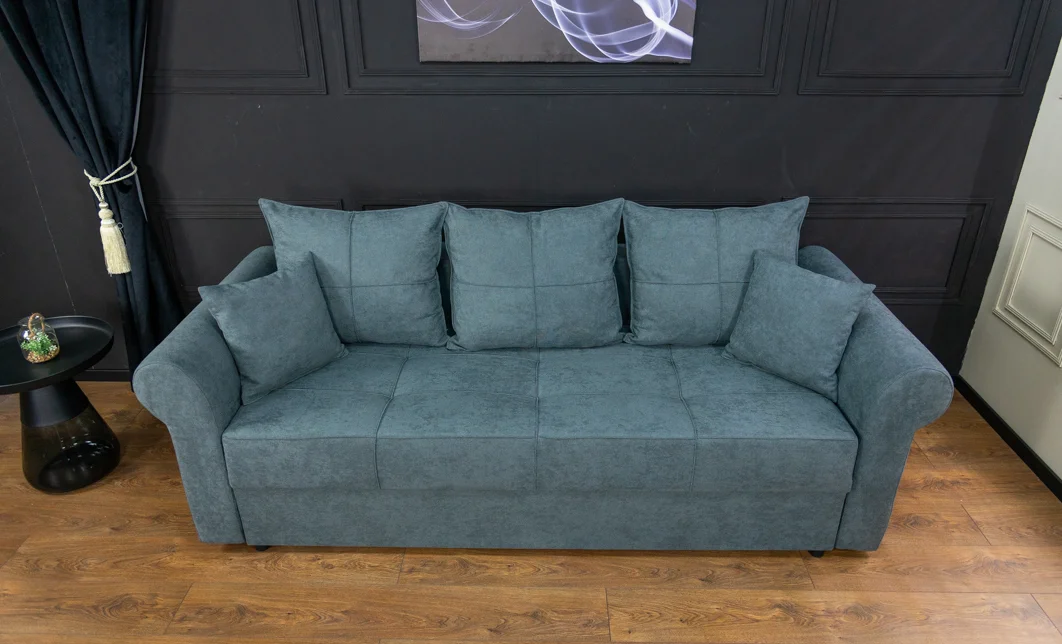 Canapea Extensibilă Elsa Memory Mini, Gri antracit 7