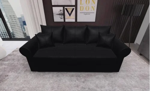 Canapea Extensibilă Elsa Mini, Negru