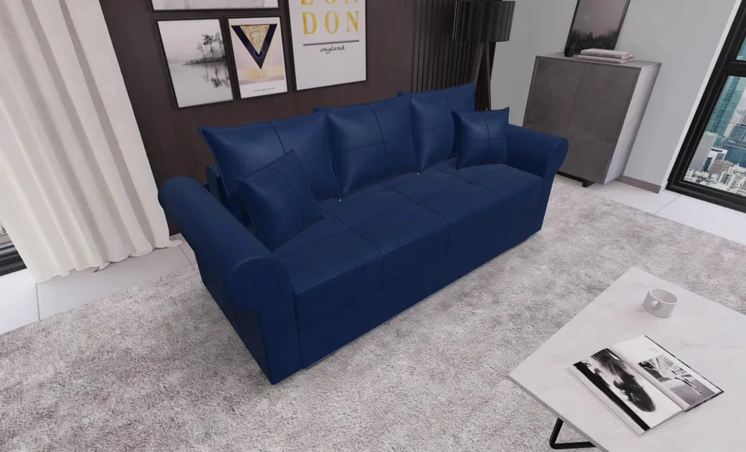 Canapea Extensibilă Elsa Mini, Albastru 2