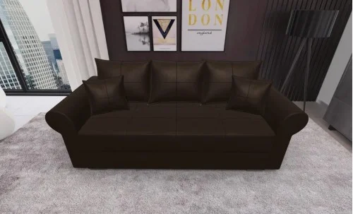 Canapea Extensibilă Elsa Mini, Maro castaniu