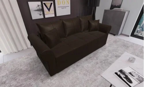 Canapea Extensibilă Elsa Mini, Maro castaniu