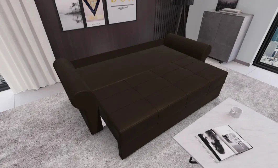 Canapea Extensibilă Elsa Mini, Maro castaniu 3