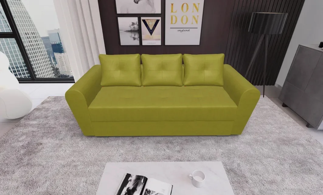 Canapea Extensibila Lacrima Mini, Verde masliniu 1