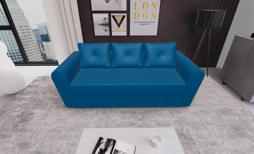 Canapea Extensibila Lacrima Mini, Turquaz