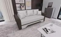 Canapea Extensibilă Mona Bonell Mini, Crem/Maro 2