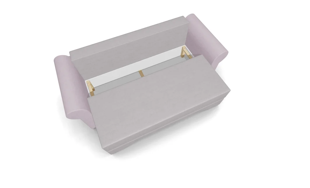 Canapea Extensibilă Mona Bonell Mini, Crem/Violet 4