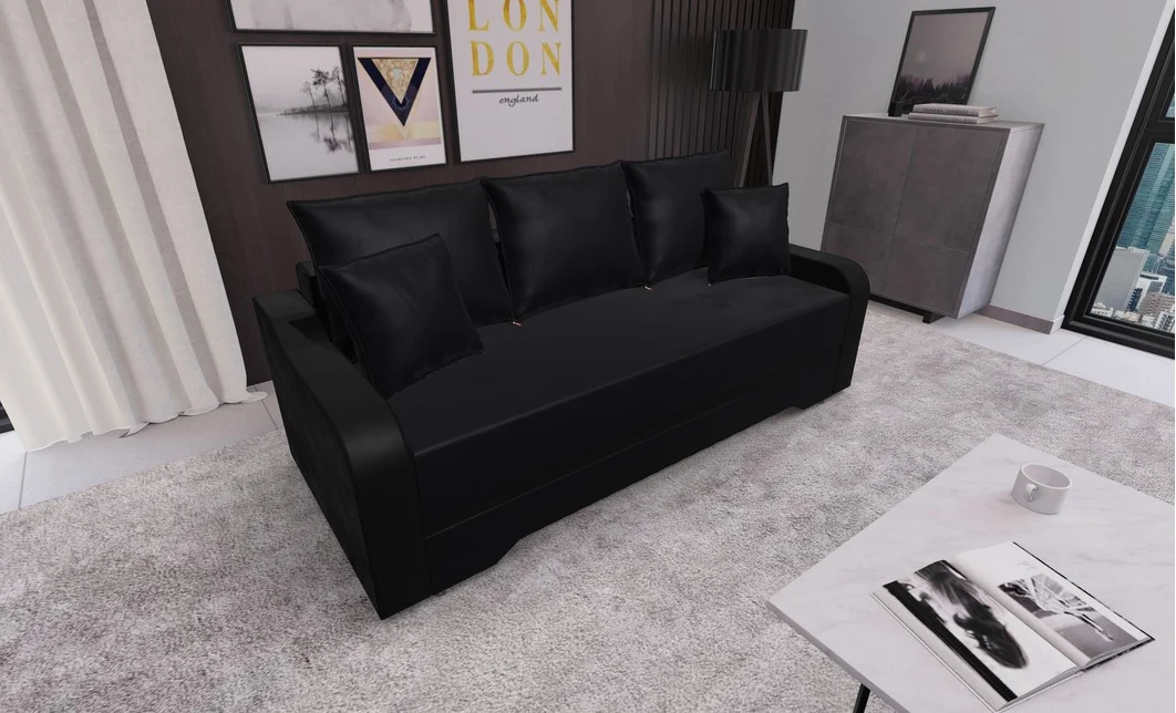 Canapea Extensibila Royal Mini, Negru 2