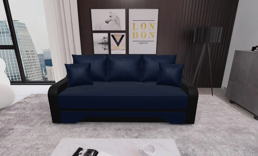 Canapea Extensibila Royal Mini, Albastru inchis 1