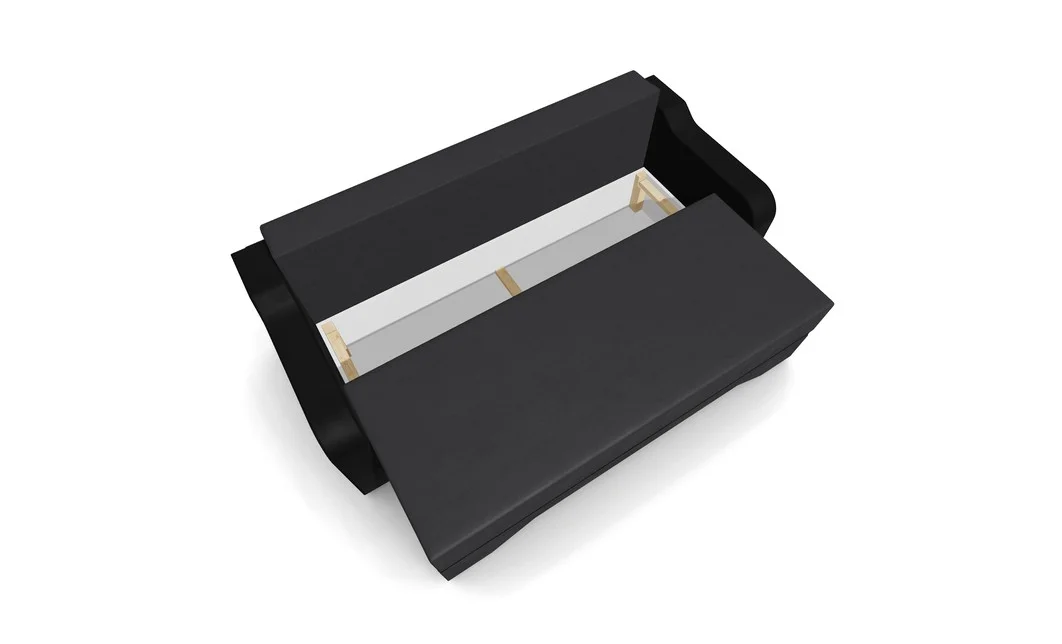 Canapea Extensibila Royal Mini, Gri carbune 7