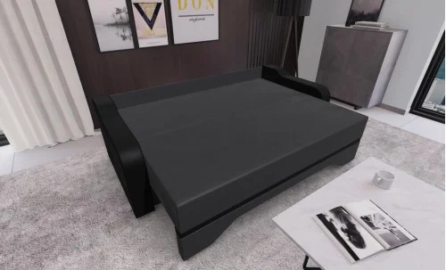 Canapea Extensibila Royal Mini, Gri carbune