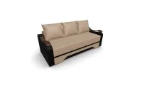 Canapea Extensibila Sally Mini, Maro deschis/Negru 7