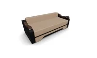 Canapea Extensibila Sally Mini, Maro deschis/Negru 5