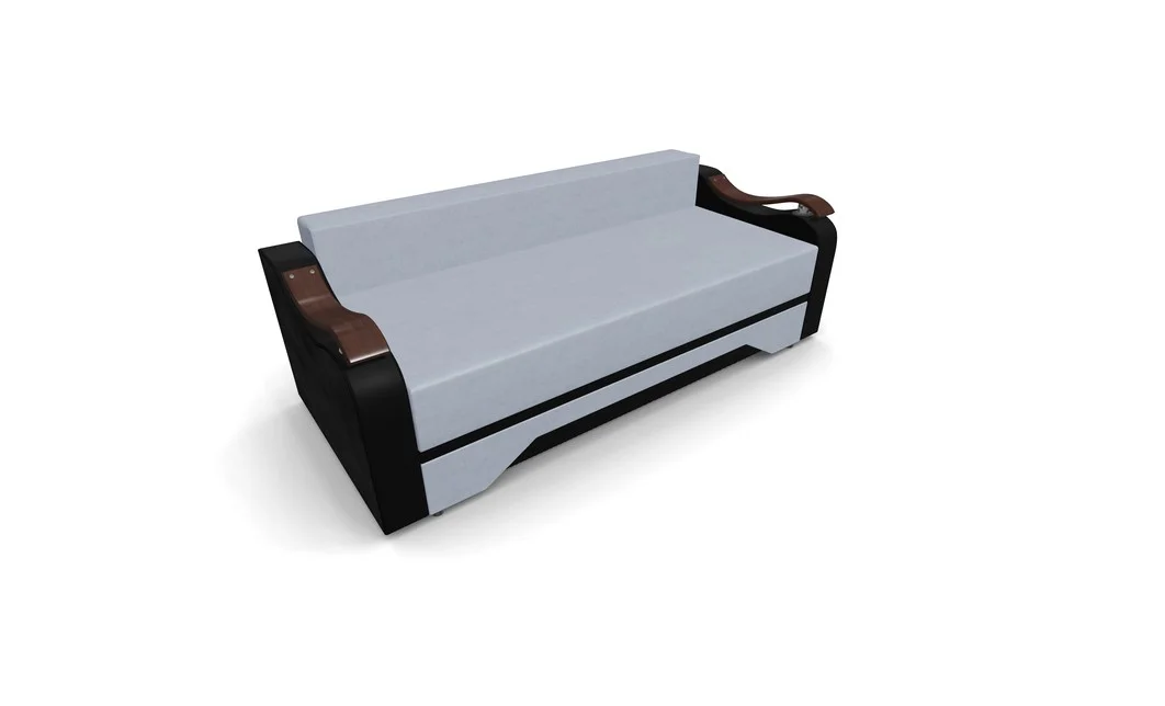 Canapea Extensibila Sally Mini, Argintiu/Negru 6