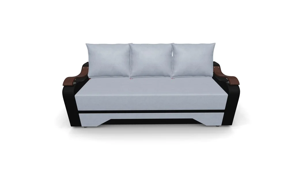 Canapea Extensibila Sally Mini, Argintiu/Negru 5