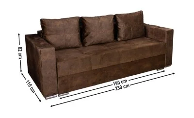 Canapea Extensibilă Vegas Memory Max, Maro
