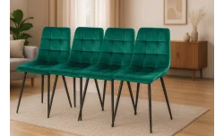Set 4 Scaune KJC37 Verde