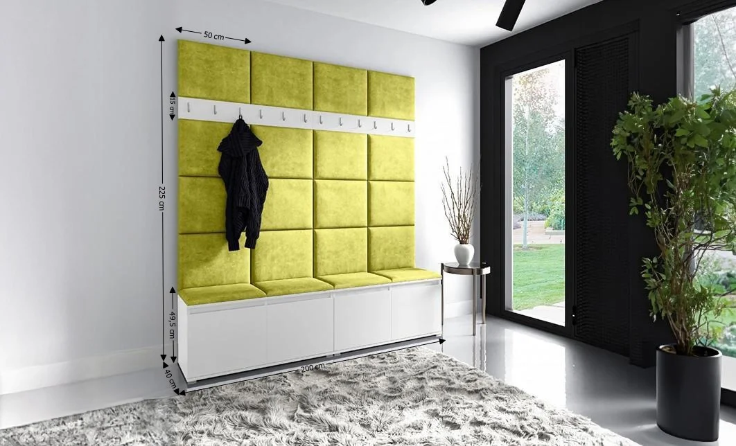 Cuier Hol Max 4, Alb/Verde - Trinity 12 1