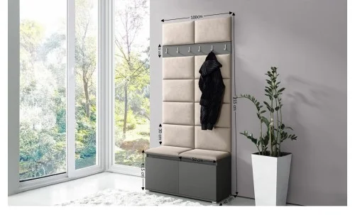 Cuier Hol Max 1, Grafit/Bej - Trinity 2